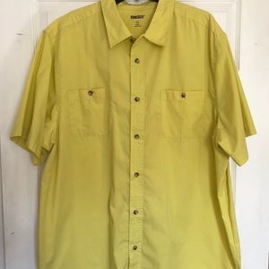 Men’s King Size Cotton Blend Green SS Shirt